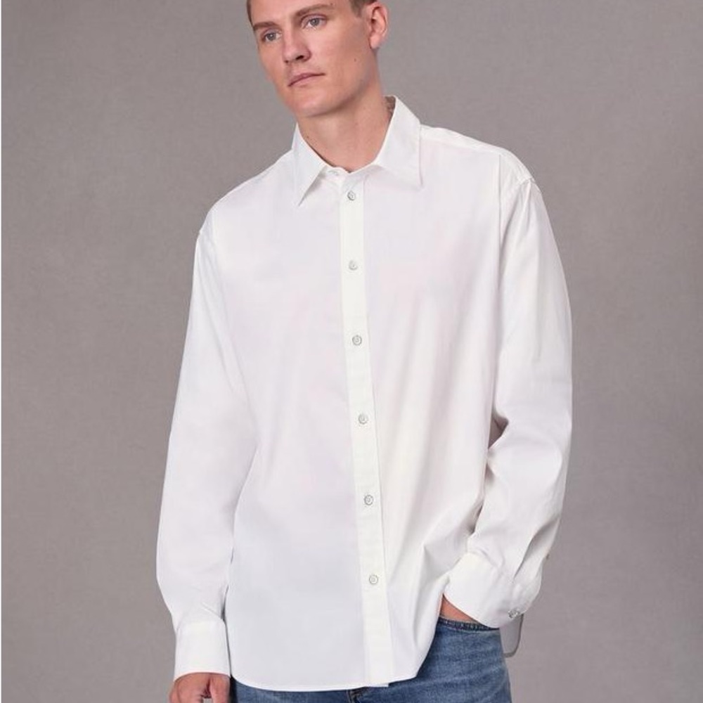 rag & bone Classic White Men's button down Shirt NWT